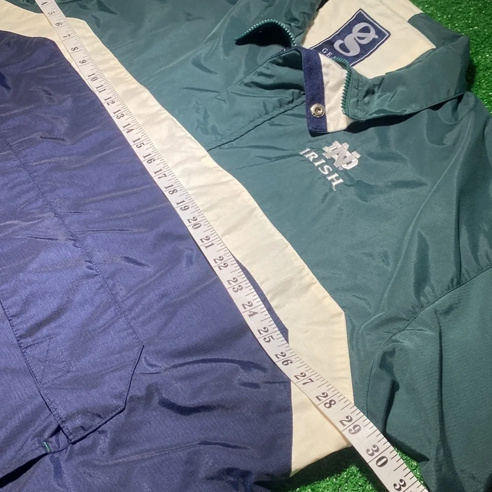 Mens Vintage Notre Dame Gear for Sports quarter zip pullover. Size XL.